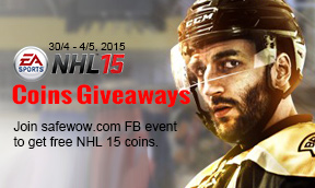 NHL 15 Coins Giveaway on Safewow FB