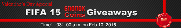 60,000k FIFA 15 Coins Giveaways