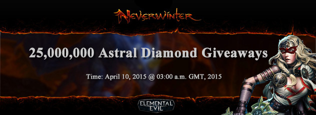 Safewow 25,000K Neverwinter Astral Diamonds Giveaways